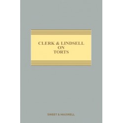 Clerk & Lindsell on Torts 24th ed with 2nd Supplement Clerk & Lindsell on Torts 24th ed with 2nd Supplement